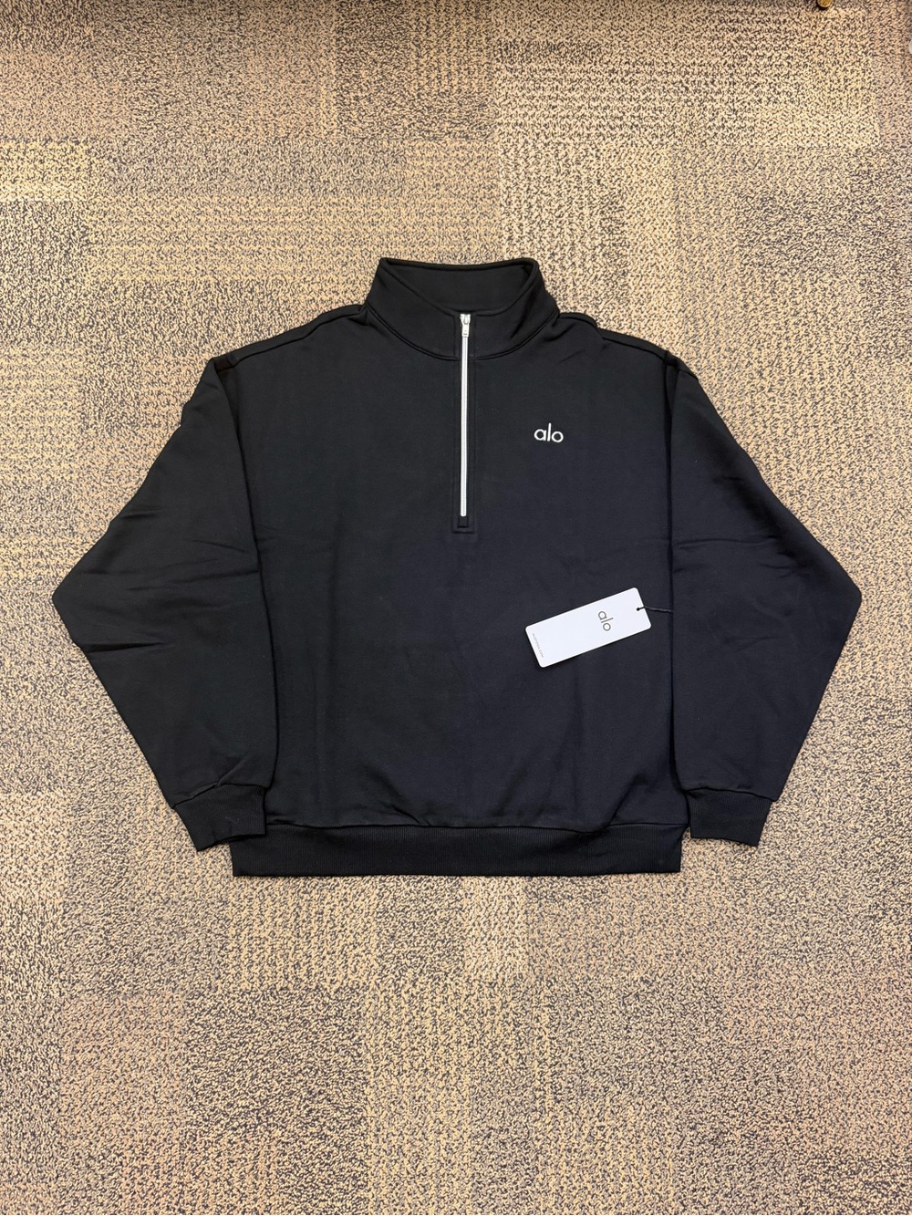ALO Yoga Black Quarter-zip
